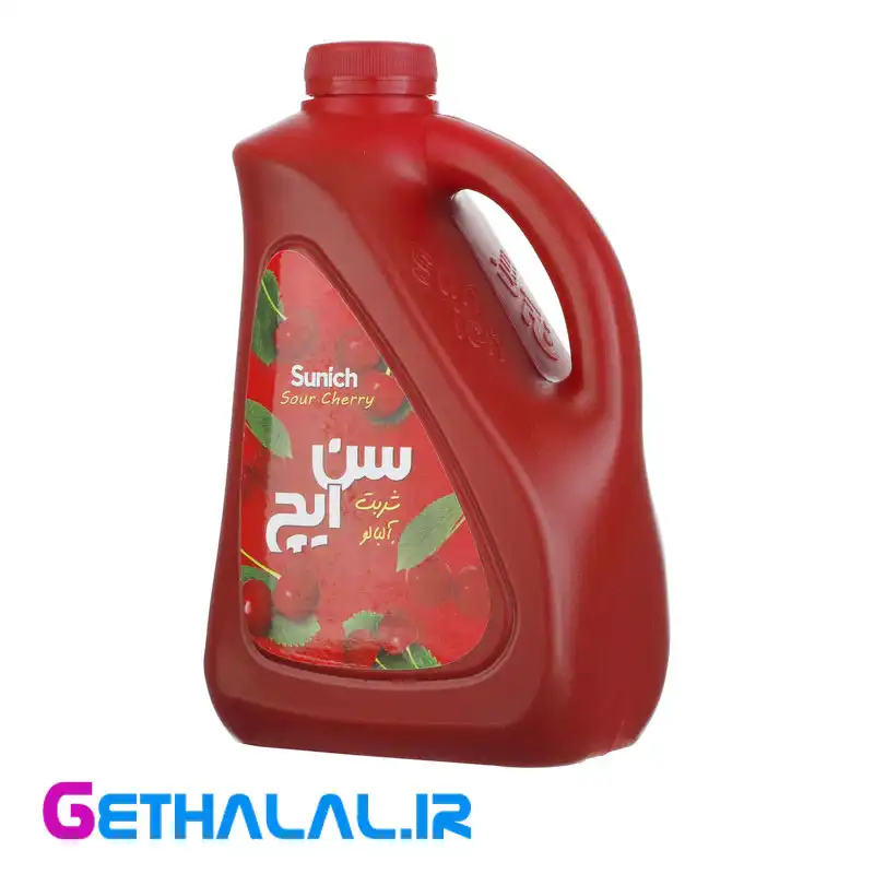 sanich-albalo-1920g-2 شربت آلبالو سن ایچ - وزن 1950 گرم